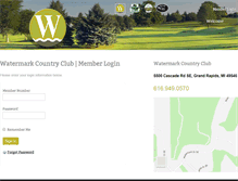 Tablet Screenshot of members.watermarkcc.com